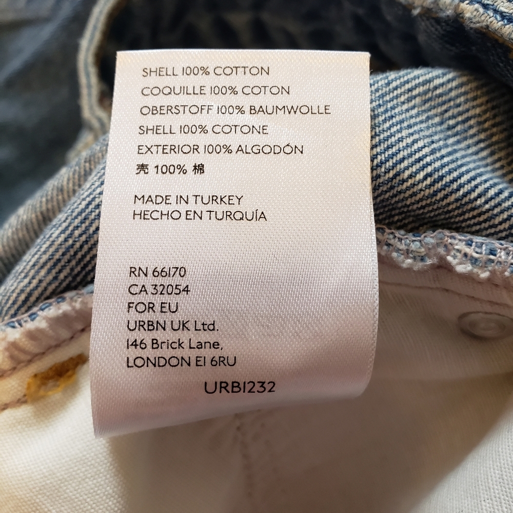 BDG Urban Outfitters Jeans Mom High-rise Medium Wash Distressed Womens 28 - Picture 5 of 9